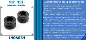 GOMA BARRA ESTABILIZADORA CHRYSLER-DODGE-HYUNDAI PT CRUSIER 1406034-SYD