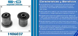 BUJE DE SUSPENSION CHRYSLER-DODGE-HYUNDAI RAM 4000 PICK-UP 1406037-SYD