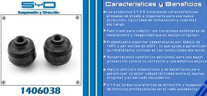 BUJE DE SUSPENSION CHRYSLER-DODGE-HYUNDAI RAM 2500 PICK-UP 1406038-SYD