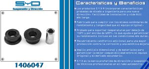 BUJE DE SUSPENSION CHRYSLER-DODGE-HYUNDAI RAM 1500 PICK-UP 1406047-SYD