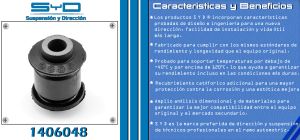 BUJE DE SUSPENSION CHRYSLER-DODGE-HYUNDAI 200 1406048-SYD