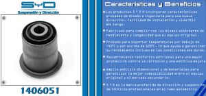 BUJE DE SUSPENSION CHRYSLER-DODGE-HYUNDAI NITRO 1406051-SYD