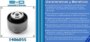 BUJE DE SUSPENSION CHRYSLER-DODGE-HYUNDAI 200 1406055-SYD