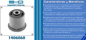 BUJE DE SUSPENSION CHRYSLER-DODGE-HYUNDAI NITRO 1406068-SYD