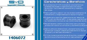 GOMA BARRA ESTABILIZADORA CHRYSLER-DODGE-HYUNDAI DAKOTA 1406072-SYD