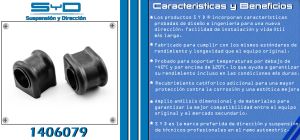 GOMA BARRA ESTABILIZADORA CHRYSLER-DODGE-HYUNDAI DAKOTA 1406079-SYD