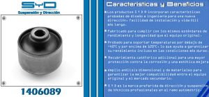 BUJE DE SUSPENSION CHRYSLER-DODGE-HYUNDAI ACCENT 1406089-SYD