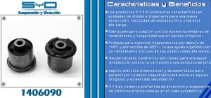 BUJE DE SUSPENSION CHRYSLER-DODGE-HYUNDAI 300 1406090-SYD