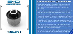 BUJE DE SUSPENSION CHRYSLER-DODGE-HYUNDAI 300 1406091-SYD