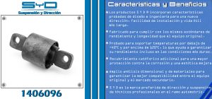 BUJE DE SUSPENSION CHRYSLER-DODGE-HYUNDAI AVENGER 1406096-SYD