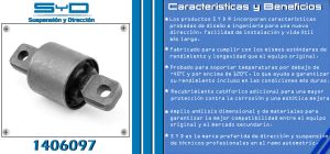 BUJE DE SUSPENSION CHRYSLER-DODGE-HYUNDAI CIRRUS 1406097-SYD