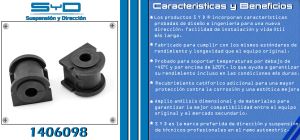 GOMA BARRA ESTABILIZADORA CHRYSLER-DODGE-HYUNDAI CALIBER 1406098-SYD