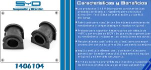 GOMA BARRA ESTABILIZADORA CHRYSLER-DODGE-HYUNDAI CALIBER 1406104-SYD