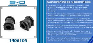 GOMA BARRA ESTABILIZADORA CHRYSLER-DODGE-HYUNDAI 200 1406105-SYD