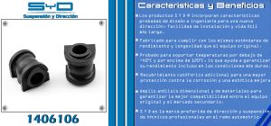 GOMA BARRA ESTABILIZADORA CHRYSLER-DODGE-HYUNDAI 200 1406106-SYD