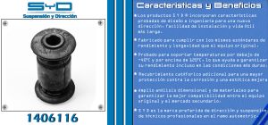 BUJE DE SUSPENSION CHRYSLER-DODGE-HYUNDAI DAKOTA 1406116-SYD