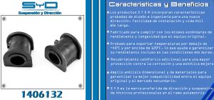 GOMA VARILLA DIRECCION CHRYSLER-DODGE-HYUNDAI DAKOTA 1406132-SYD