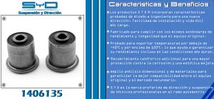 BUJE DE SUSPENSION CHRYSLER-DODGE-HYUNDAI RAM 2500 PICK-UP 1406135-SYD