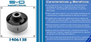 BUJE DE SUSPENSION CHRYSLER-DODGE-HYUNDAI ATTITUDE 1406138-SYD