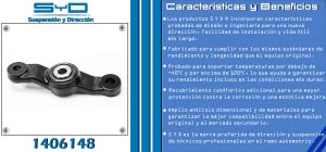 BUJE DE SUSPENSION CHRYSLER-DODGE-HYUNDAI PT CRUSIER 1406148-SYD