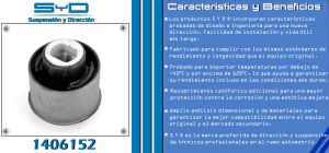 BUJE DE SUSPENSION CHRYSLER-DODGE-HYUNDAI 300 1406152-SYD