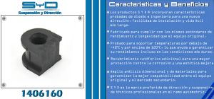 GOMA VARILLA DIRECCION CHRYSLER-DODGE-HYUNDAI ATTITUDE 1406160-SYD