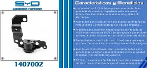 BUJE DE SUSPENSION CHRYSLER-DODGE-HYUNDAI PROMASTER RAPID 1407002-SYD