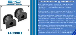 GOMA BARRA ESTABILIZADORA FORD-LINCOLN-MERCURY KA 1408003-SYD