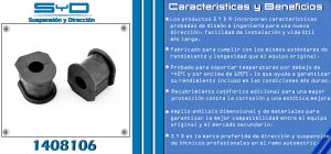 GOMA VARILLA DIRECCION FORD-LINCOLN-MERCURY F-250 SUPER DUTY 1408106-SYD