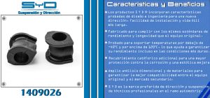 GOMA BARRA ESTABILIZADORA HONDA CIVIC 1409026-SYD