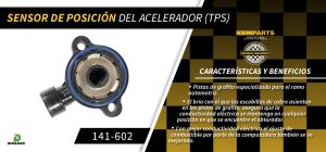 SENSOR DE ACELERACION (TPS) CHEVROLET-GMC-BUICK-CADILLAC ASTRO 141-602
