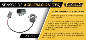 SENSOR DE ACELERACION (TPS) NISSAN PICK-UP 141-786