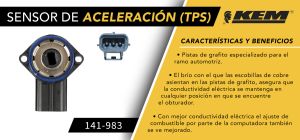 SENSOR DE ACELERACION (TPS) FORD-LINCOLN-MERCURY ECOSPORT 141-983