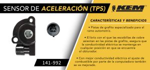 SENSOR DE ACELERACION (TPS) CHEVROLET-GMC-BUICK-CADILLAC CHEVY MONZA 141-992