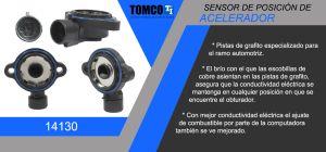 SENSOR DE ACELERACION (TPS) CHEVROLET-GMC-BUICK-CADILLAC ALERO 14130
