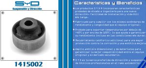 BUJE DE SUSPENSION CHRYSLER-DODGE-HYUNDAI CALIBER 1415002-SYD