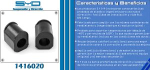 GOMA BARRA ESTABILIZADORA NISSAN PLATINA 1416020-SYD