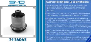 BUJE DE SUSPENSION NISSAN TIIDA 1416063-SYD