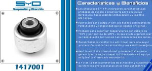 BUJE DE SUSPENSION PEUGEOT 307 1417001-SYD