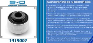 BUJE DE SUSPENSION RENAULT FLUENCE 1419007-SYD