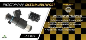 INYECTOR MULTIPORT PEUGEOT 206 142-800