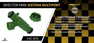 INYECTOR MULTIPORT CHRYSLER-DODGE-HYUNDAI ACCENT 142-839