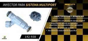 INYECTOR MULTIPORT SEAT CORDOBA 142-938