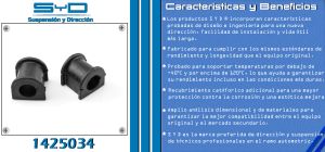 GOMA BARRA ESTABILIZADORA TOYOTA CAMRY 1425034-SYD