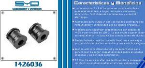 GOMA BARRA ESTABILIZADORA VOLKSWAGEN LUPO 1426036-SYD