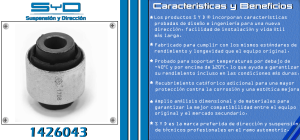 BUJE DE SUSPENSION AUDI A1 1426043-SYD