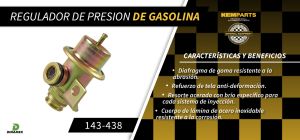 REGULADOR DE PRESION CHEVROLET-GMC-BUICK-CADILLAC BERETTA 143-438