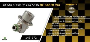 REGULADOR DE PRESION CHRYSLER-DODGE-HYUNDAI VERNA 143-972
