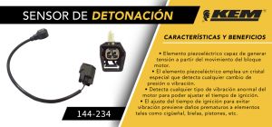 SENSOR DE DETONACION (KS) FORD-LINCOLN-MERCURY E-150 144-234