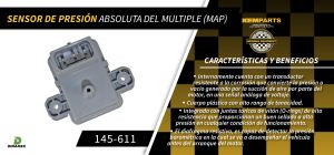 SENSOR MAP CHRYSLER-DODGE-HYUNDAI LEBARON 145-611